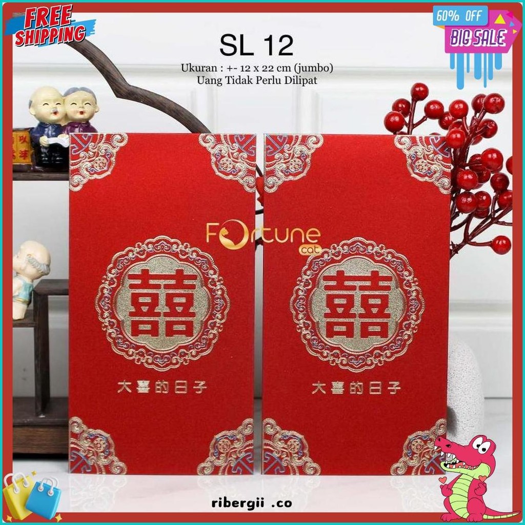 

Angpao Sangjit Shuang Xi Kertas Kawinan Wedding Lamaran Shuangxi Jumbo Untuk Uang Lamar Uang Susu Isi 2 Lembar (Order Sebelum Ketinggalan)