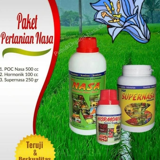 Pupuk pertanian nasa (poc nasa+hormonik+supernasa)
