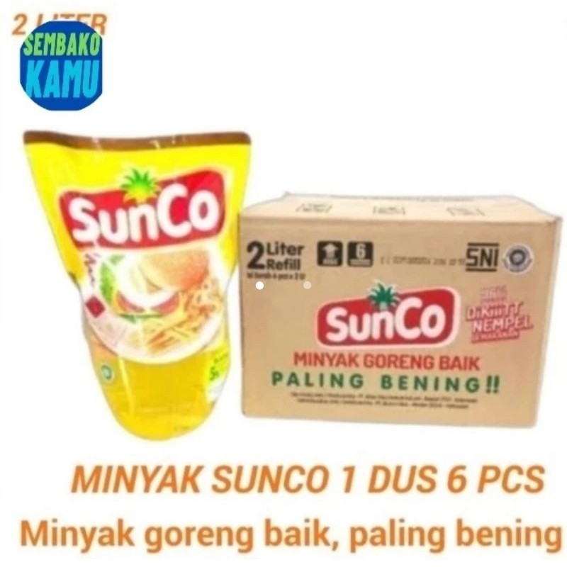 

Minyak Goreng Sunco 2 Ltr - 1 Dus Isi 6