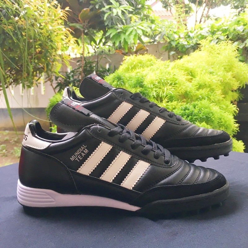 BIG SALE  Sepatu Futsal Adidas Copa Mundial Team Astro Black White TURF