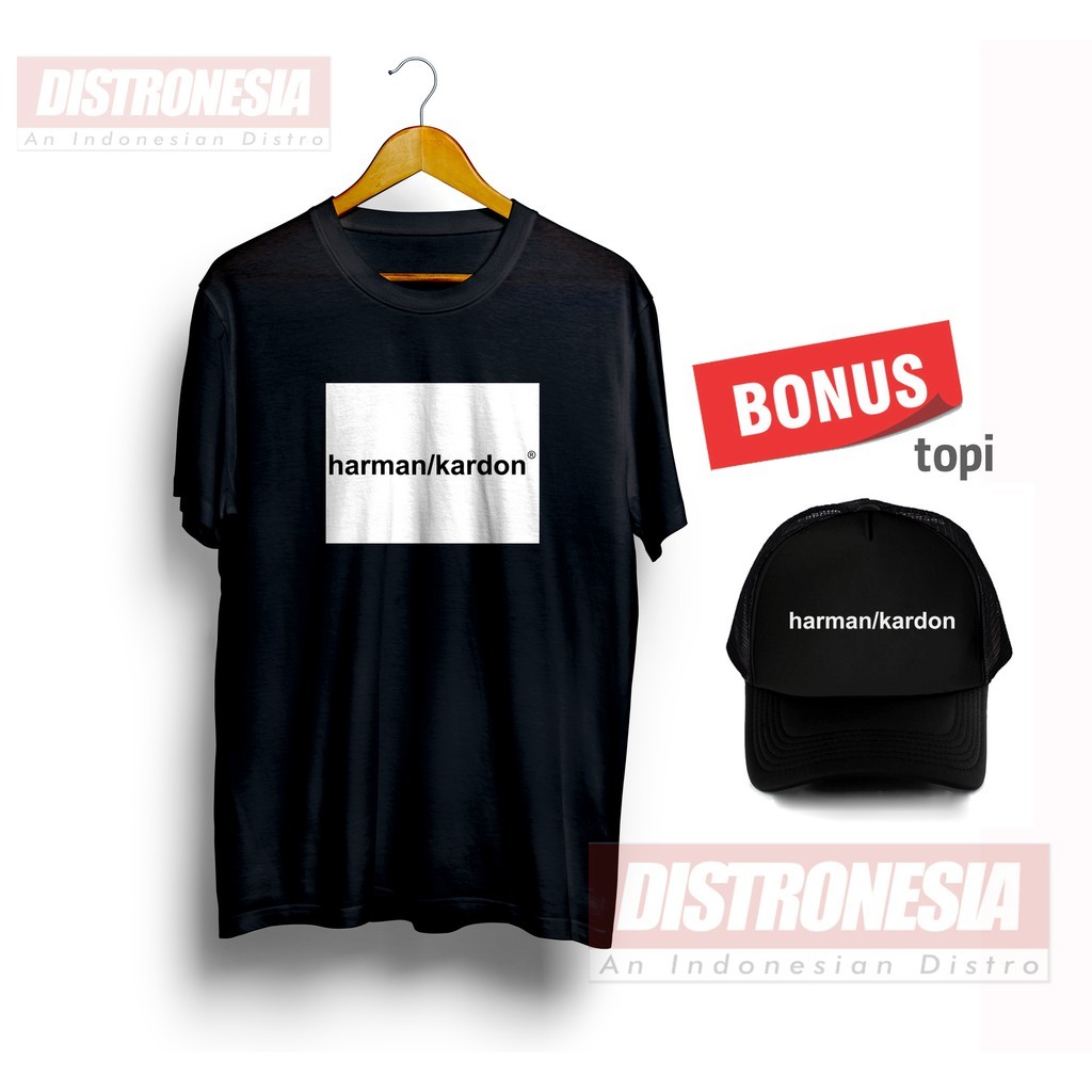 KAOS HARMAN KARDON SOUND AUDIO MOBIL BONUS TOPI HAT HARMANKARDON
