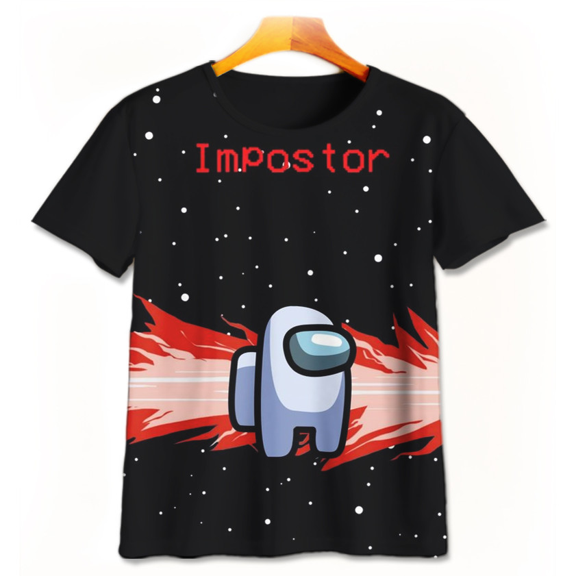 Kaos Game Among Us AmongUS-6-designWD Kaos Anak Laki Laki Perempuan Umur 1 - 12 Tahun Kaos Game Movi