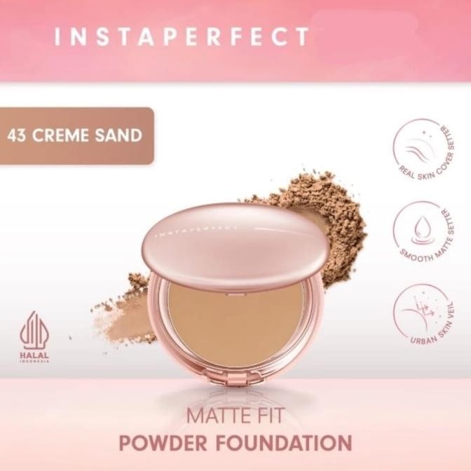 NEW Wardah Instaperfect Powder Foundation / Two Way Cake / Bedak Padat