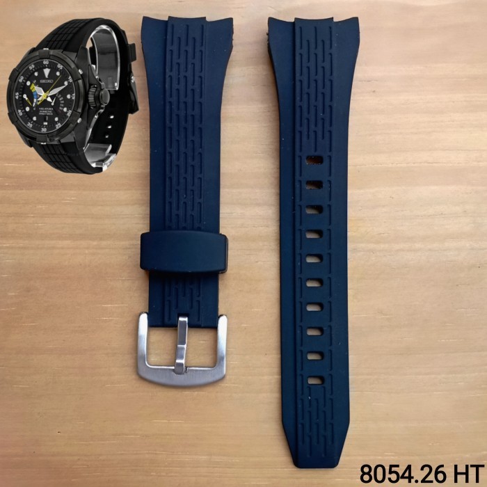 Promo Tali Jam Tangan 26 Mm Strap Rubber Seiko Velatura Srh013 8054.26 Ht