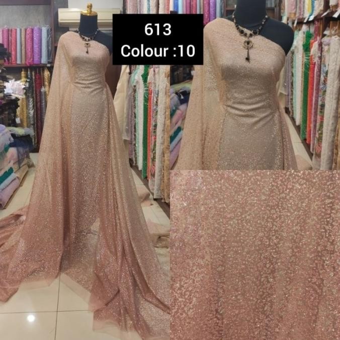 $+$+$+$+] Kain Tile Sugar Candy Gradasi Ombre Nude - Dusty pink
