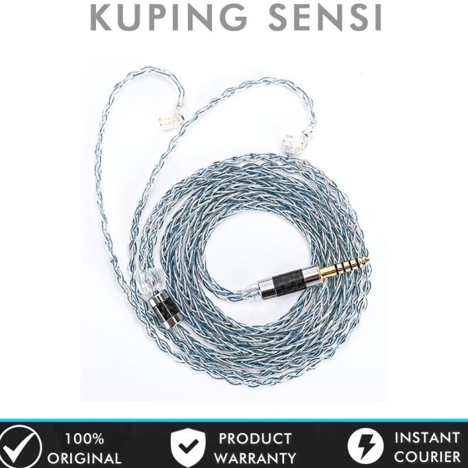 XINHS Rainbow Blue Kabel Upgrade 8 Core for KZ DQ6 TRN MT1 Pro CCA CRA