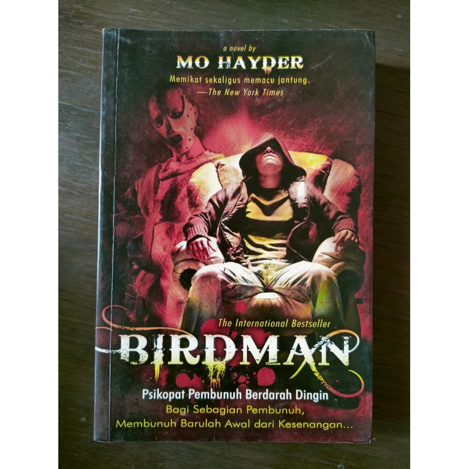 [KBB] BUKU NOVEL BIRDMAN. Psikopat pembunuh berdarah dingin.