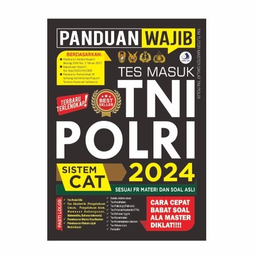 Jurnal Buku Panduan Wajib Tes Masuk Tni Polri Sistem Cat 2024