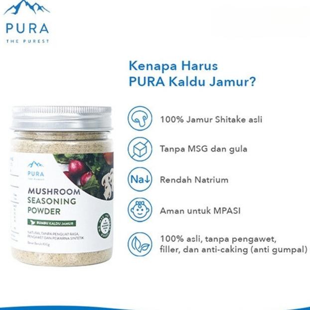 

Pura Aldu Bumbu Aldu Jamur 100Gr Muhroom Eaoning Powder Aldu Jamur Ala
