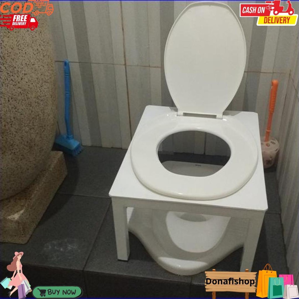 Dudukan Kursi Toilet Jongkok Portable Untuk Para Ibu Hamil Dan Orang Tua Bisa Untuk Orang Sakit Sara