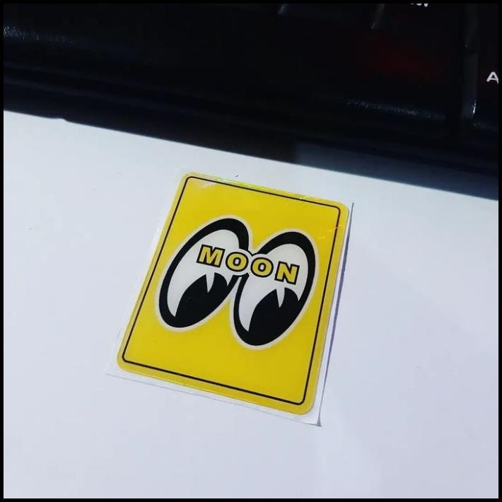

HOT DEAL STICKER TIMBUL RESIN MOON EYES STIKER LOGO 3D KECIL SATUAN MOONEYES !