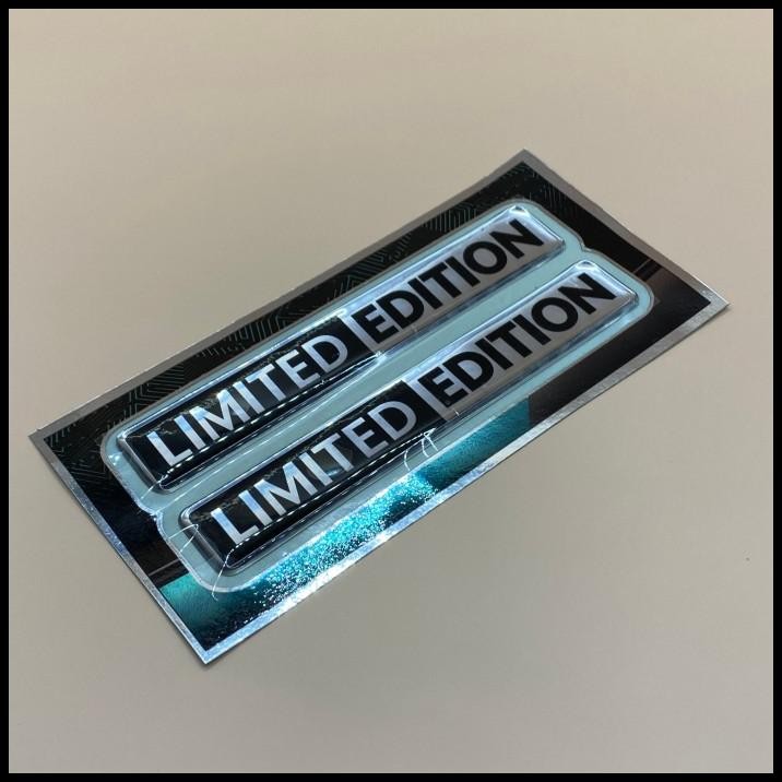 

TERMURAH STICKER EMBLEM STIKER LIMITED EDITION STIKER TIMBUL 12CM ISI 2 !!