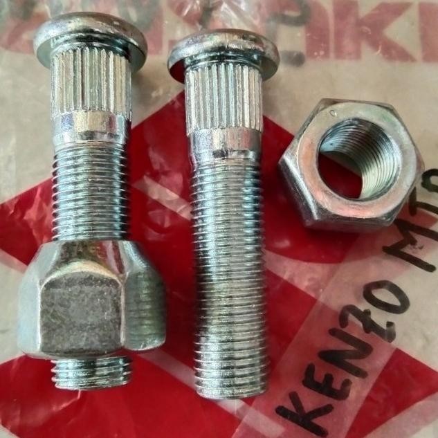 BAUT RODA CARRY EXTRA ST100 FUTURA T120SS PANJANG 5CM DRAT 1.25 1PC ORIGINAL