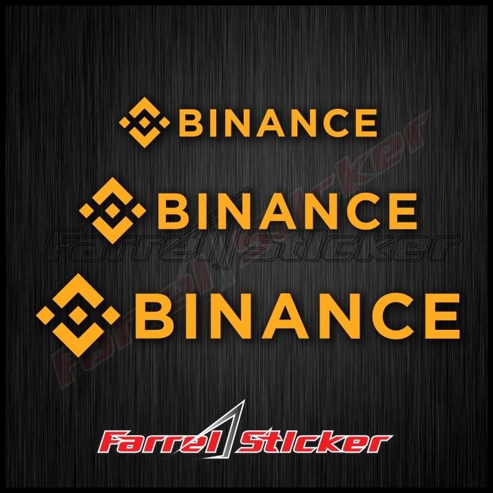 

GRATIS ONGKIR STIKER BINANCE STICKER BINANCE !!!!!!