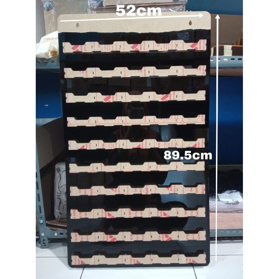 

BEBAS ONGKIR - Rak kartu KTP isi 48 & 50 bahan acrylic bening / display card akrilik