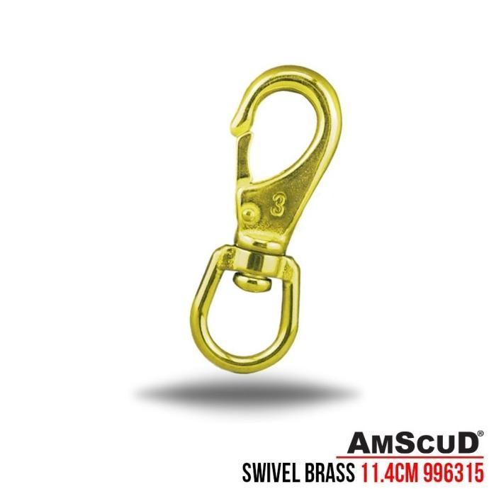 Diskon Swivel Bold Snap Hook Brass 4.5 11.4Cm 996315 / Kail Jepret Kuningan