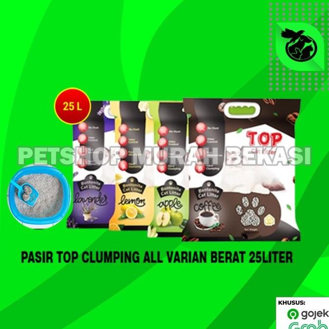 

PASIR KUCING WANGI GUMPAL TOP CLUMPING 25LITER CAT LITTER MURAH BAGUS ORIGINAL