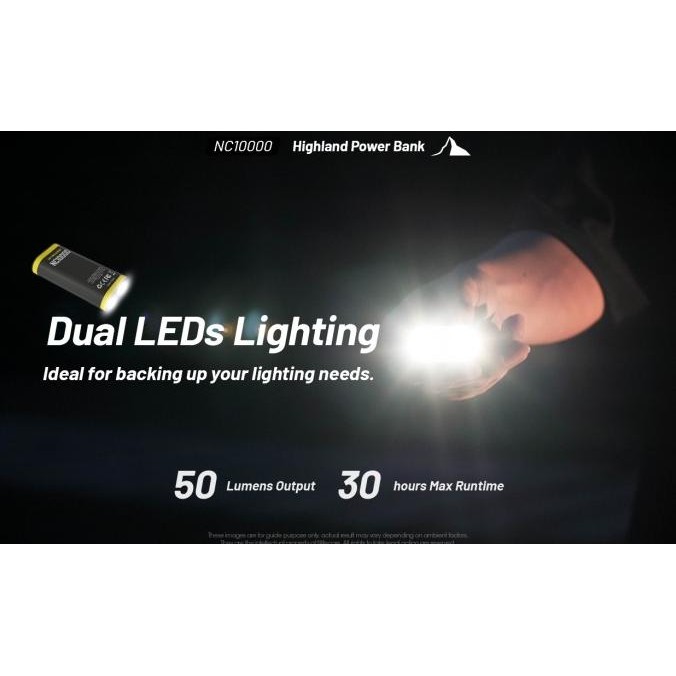 Spesial Nitecore Nc10000 Usb-C Power Bank & Senter 50 Lumens - 10000Mah