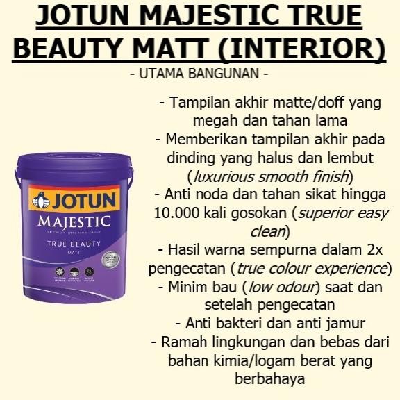 

CAT TEMBOK INTERIOR JOTUN COVERPLUS/MAJESTIC-STATEMENT BLUE/4863 ORIGINAL