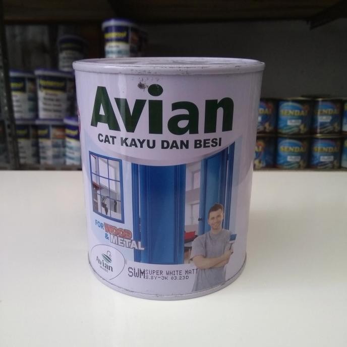 

CAT AVIAN 1 KG CAT KAYU BESI AVIAN - SUPER WHITE MATT ( DOP ) ORIGINAL