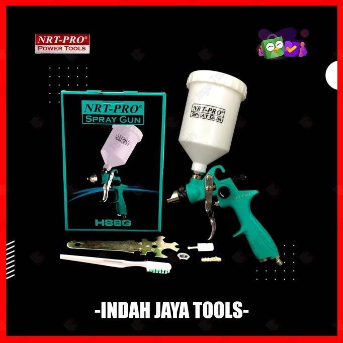 

NRT-PRO H88G SPRAY GUN HVLP 600ML TABUNG ATAS - ALAT SEMPROT CAT LOW ORIGINAL
