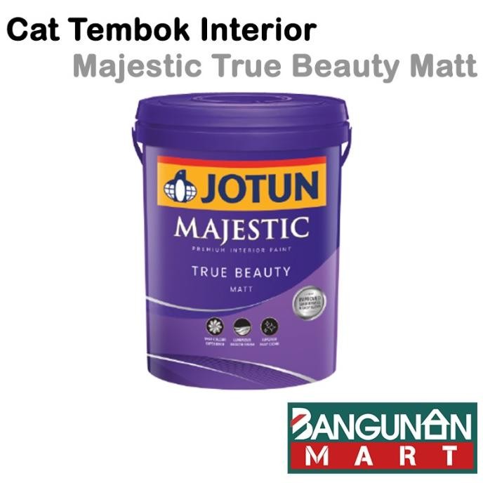 

JOTUN MAJESTIC TRUE BEAUTY MATT CAT DINDING - 2.5 LITER ORIGINAL