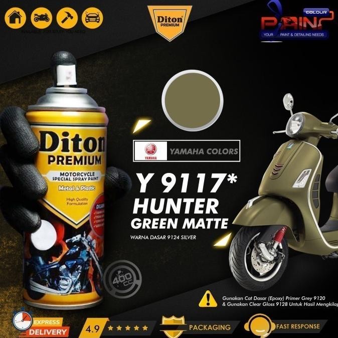 

DITON PREMIUM 9117 HUNTER GREEN MATT CAT SEMPROT /PYLOX/SAMURAI/HELM ORIGINAL