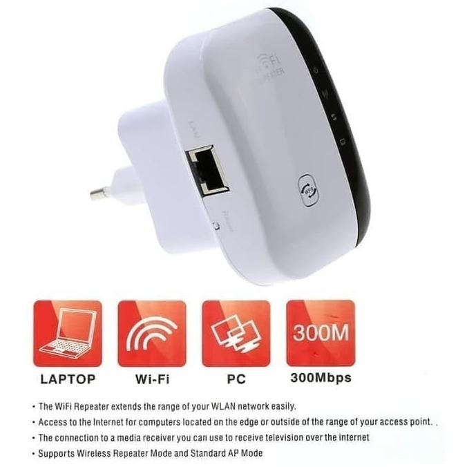 WIFI ROUTER booster Penguat penerima dan pemancar sinyal WIFI 300 Mbps