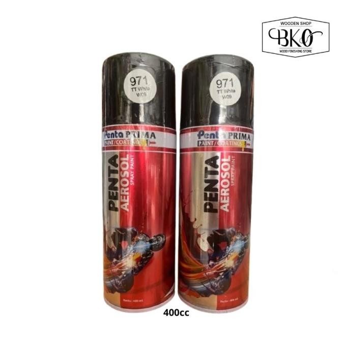 

CAT SEMPROT PYLOX PENTA 400 ML ( 971 ) TT WHITE W09 (PUTIH) AGYA AYLA AVANZA XENIA ORIGINAL