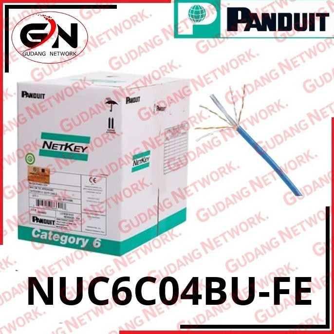 

KABEL DATA UTP PANDUIT CAT 6 NETKEY NUC6C04BU-C / PANDUIT CAT6 ORIGINAL