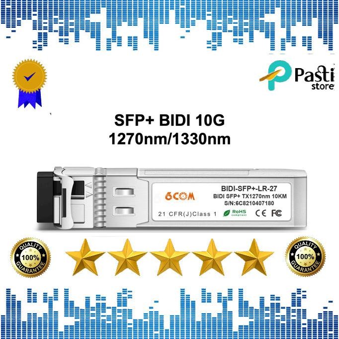 6COM,BIDI SFP+ 10G 1270nm/1330nm,SMF,10km,DDM,LC
