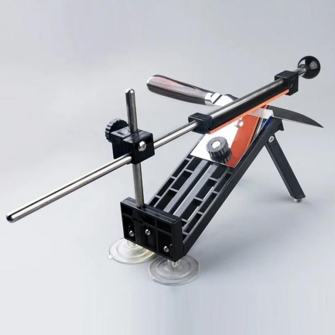 

Berkualitas Alat bantu mengasah pisau profesional stainless Adare + set batu pengasah whetstone