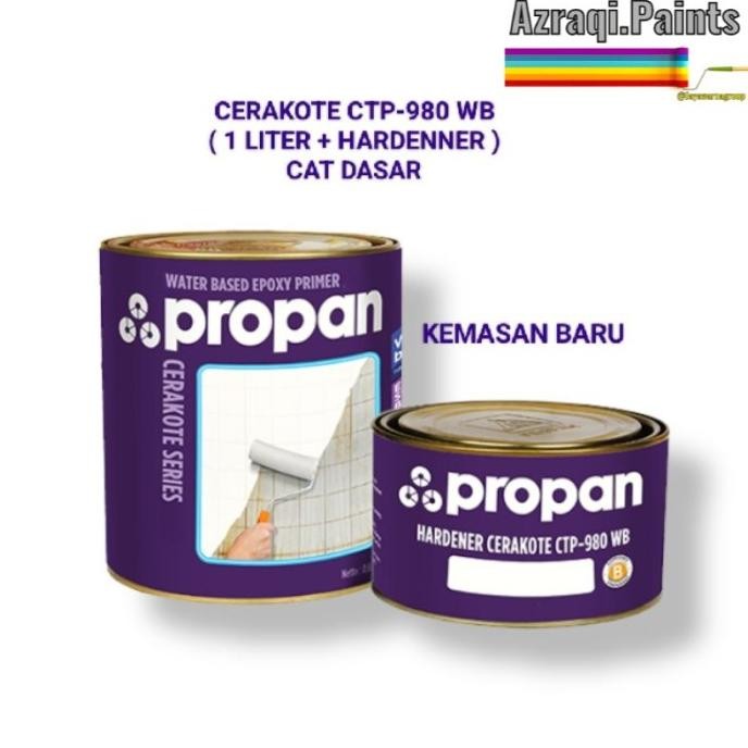 

PROPAN CERAKOTE CTP-980 WB ( 1 LITER ) / CAT DASAR KERAMIK & WASTAFEL ORIGINAL