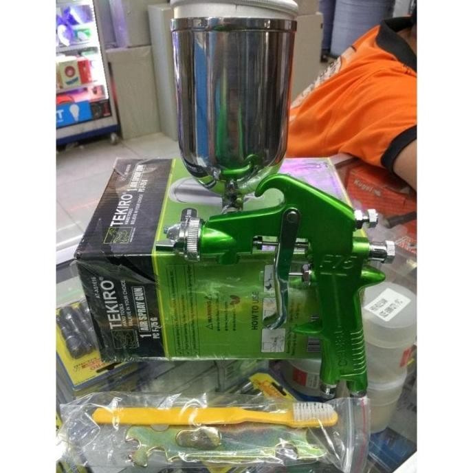 

AIR SPRAY GUN TEKIRO F75 G TABUNG ATAS ALAT CAT SEMPROT TEKIRO F 75 G ORIGINAL