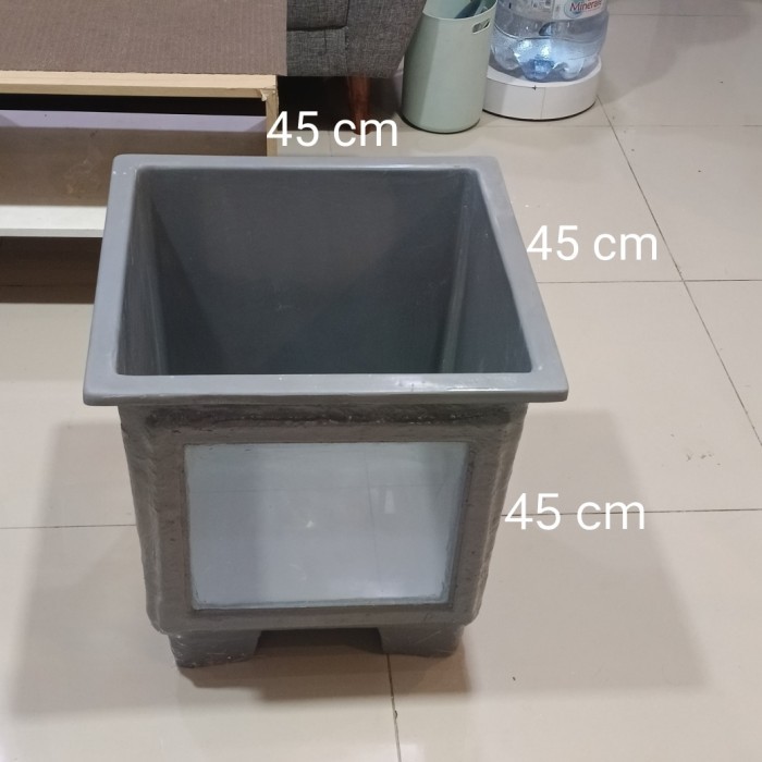 kolam ikan fiber / akuarium fiber / bak ikan portable