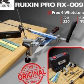 

Berkualitas RUIXIN PRO RX009 PENGASAH PISAU GUNTING KNIFE SHARPENER + 4 BATU ASAH