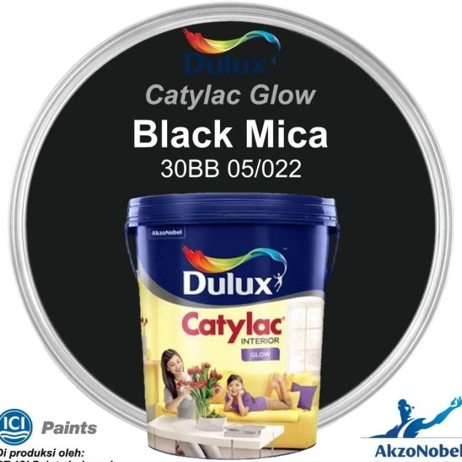 

CAT DULUX CATYLAC GLOW 4.5 KG - BLACK MICA 30BB 05/022 ORIGINAL