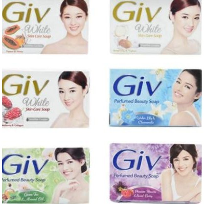 NEW Giv Sabun Batang Fassion Flowers [76 gr /72 pcs /1 karton ]ungu