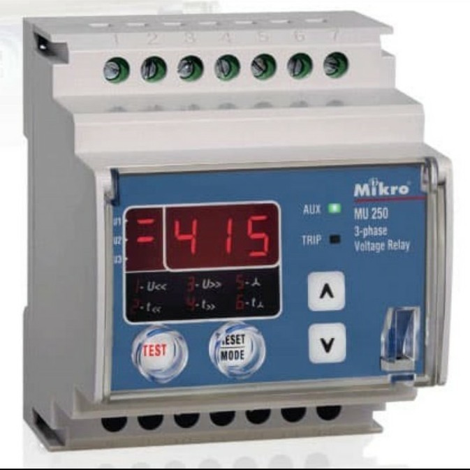 Mikro 3 Phase Voltage Relay Mu250-415V / Mu 250 Gercep