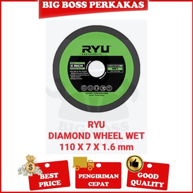 

Berkualitas RYU MATA GERINDA PISAU POTONG KERAMIK GRANIT BASAH DIAMOND WHEEL WET