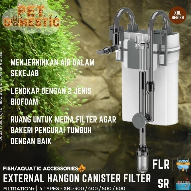 Terbaru External Canister Hang On Filter Aquarium Gantung Skimmer Air Akuarium