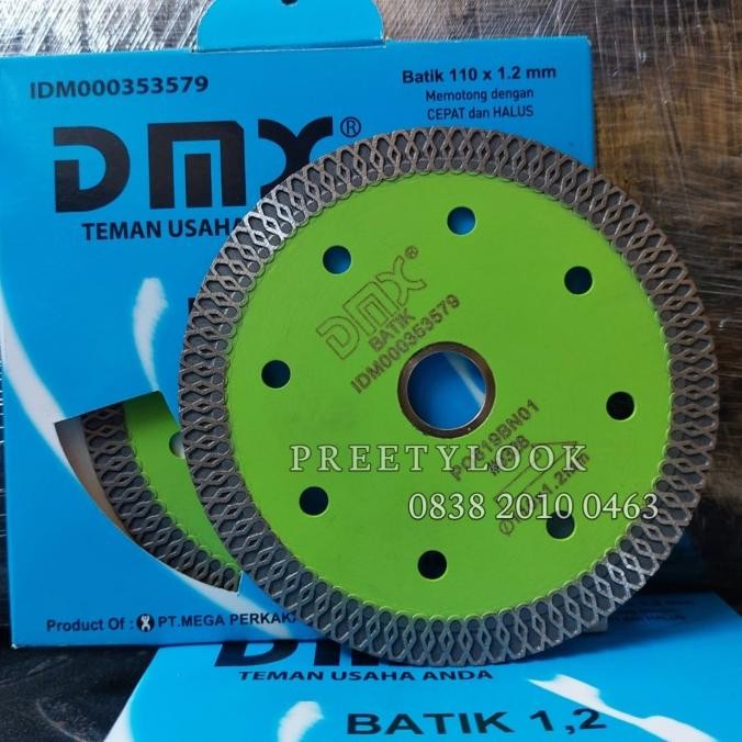 

Berkualitas mata Gerinda potong 4 Inch DMX pisau potong Granit diamond turbo Batik