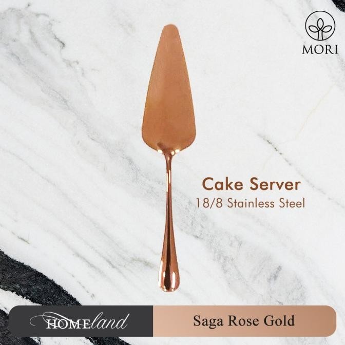 

Berkualitas Saga Rose Gold Cake Server / Pisau Kue