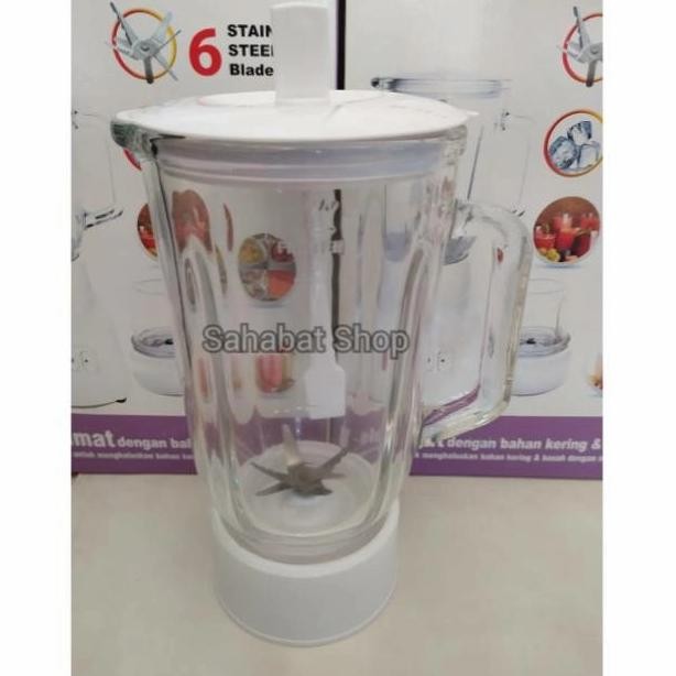 

Berkualitas GELAS JUS KACA + PISAU 1SET BLENDER NATIONAL MIYAKO VIVA OMEGA DLL