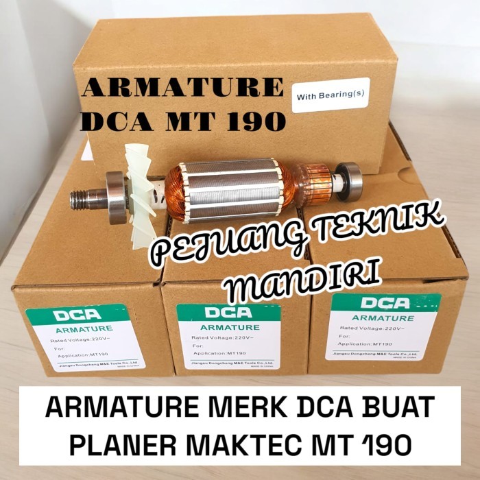___] ARMATURE / ANGKER DCA MT190 UNTUK PLANER MAKTEC MT 190 191 192 / ARMATURE MT 190 DCA /