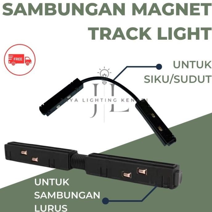 ori - track light magnet sambungan track light  / led magnetic track light