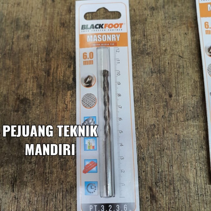 :>:>:>:>] MATABOR BETON 6MM BLACKFOOT / MATA BOR TEMBOK BETON 6 MM BLACKFOOT