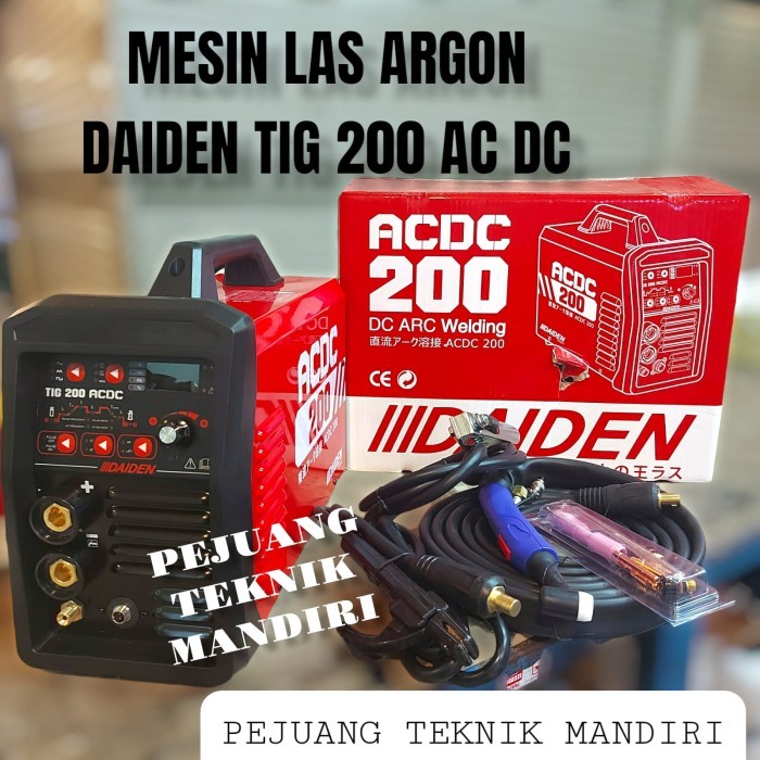+%+%+%] MESIN LAS ARGON DAIDEN TIG 200 AC/DC DAIDEN TIG 200 AC DC DAIDEN ACDC