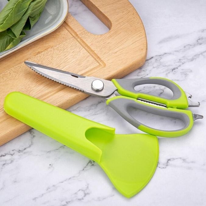 

Berkualitas Gunting Dapur Serbaguna Multifungsi Super Pisau Stainless Steel