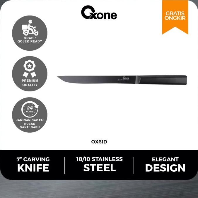 

Berkualitas Oxone OX61D Pisau Steak Bread Knife Pisau Dapur Anti Karat